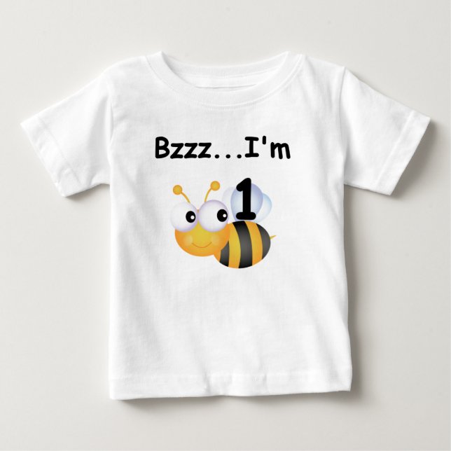 Buzz Bumblebee 1st Birthday T-shirts and Gifts (Front)