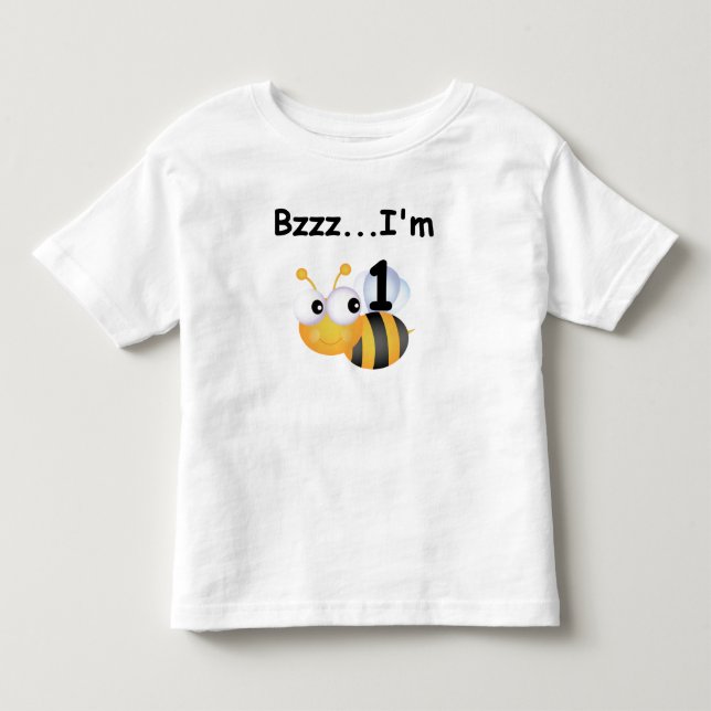 Buzz Bumblebee 1st Birthday T-shirts and Gifts (Front)