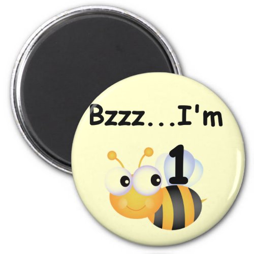Buzz Bumblebee 1st Birthday T_shirts and Gifts Magnet