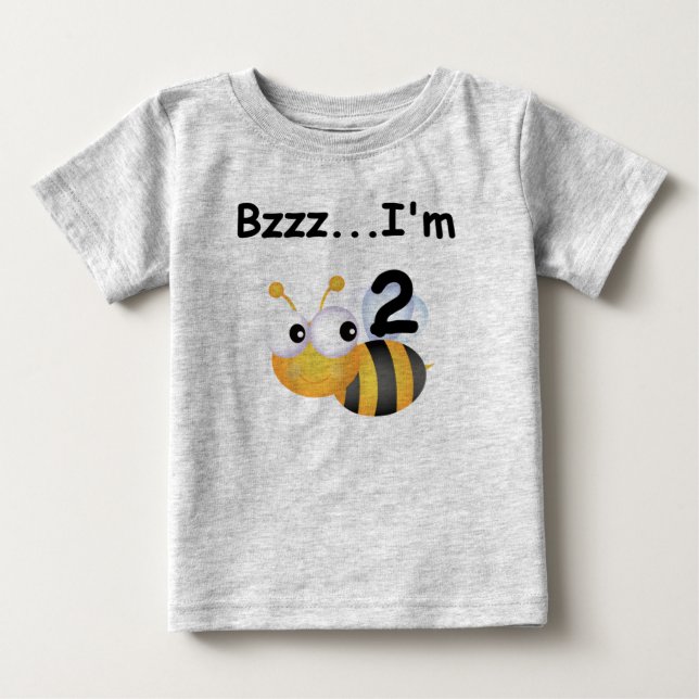 Buzz Bumblebee 2nd Birthday T-shirts and Gifts (Front)