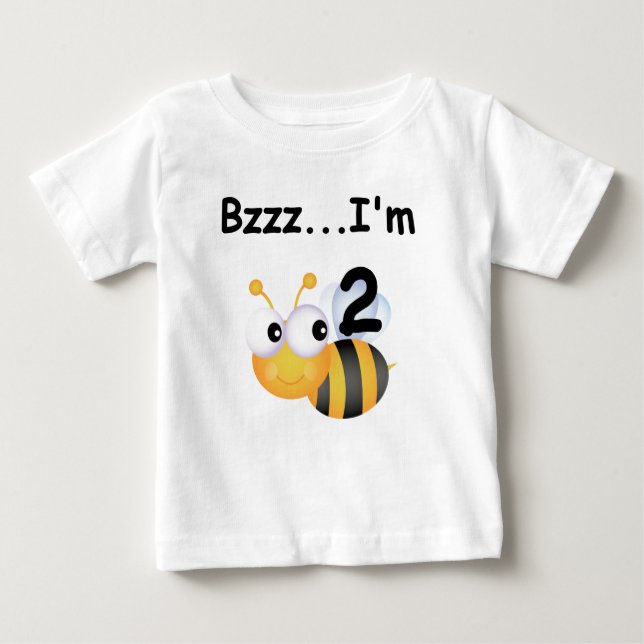 Buzz Bumblebee 2nd Birthday T-shirts and Gifts (Front)