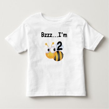 Buzz Bumblebee 2nd Birthday T-shirts And Gifts by kids_birthdays at Zazzle