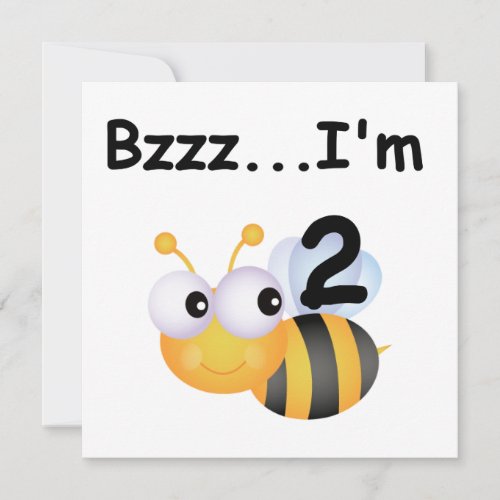 Buzz Bumblebee 2nd Birthday T_shirts and Gifts Card