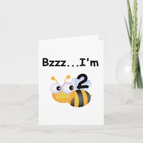 Buzz Bumblebee 2nd Birthday T_shirts and Gifts Card