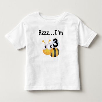Buzz Bumblebee 3rd Birthday T-shirts And Gifts by kids_birthdays at Zazzle