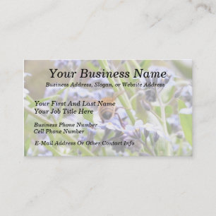 Buzz!  Busy Bee Backside Business Card