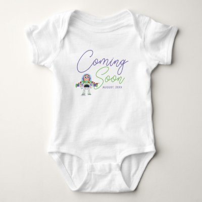 Buzz Lightyear | Baby Announcement with Date Baby Bodysuit