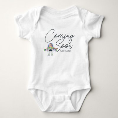 Buzz Lightyear | Baby Announcement with Date Baby Bodysuit