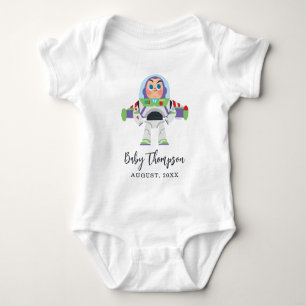 Buzz Lightyear   Baby Announcement with Date Bodysuit