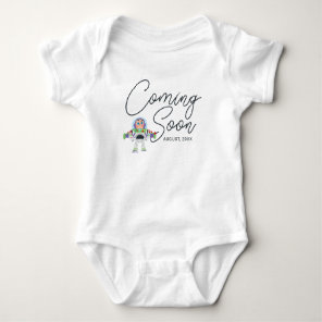 Buzz Lightyear | Baby Announcement with Date Bodysuit