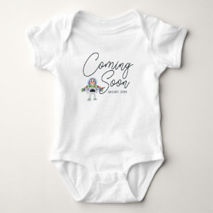 Buzz Lightyear   Baby Announcement with Date Bodysuit