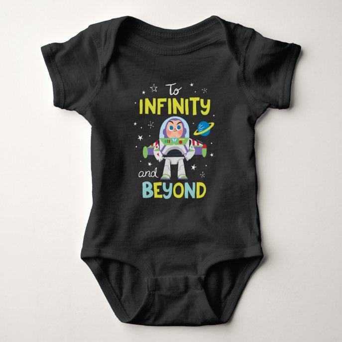 Buzz Lightyear Cartoon | To Infinity and Beyond Baby Bodysuit