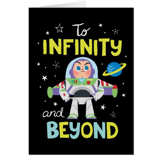 Buzz Lightyear Cartoon | To Infinity and Beyond Cards (Front)