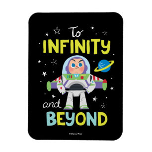 Buzz Lightyear Cartoon   To Infinity and Beyond Magnet