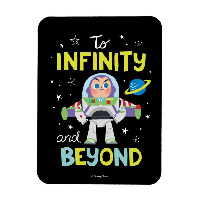 Buzz Lightyear Cartoon | To Infinity and Beyond Magnet (Vertical)