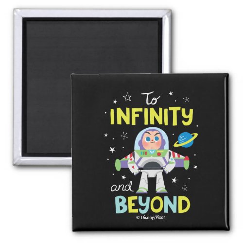 Buzz Lightyear Cartoon  To Infinity and Beyond Magnet