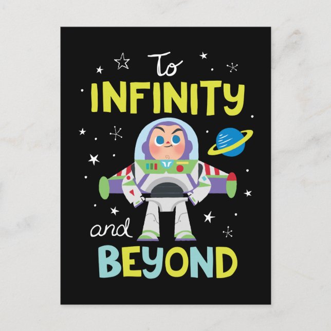 Buzz Lightyear Cartoon | To Infinity and Beyond Postcard (Front)