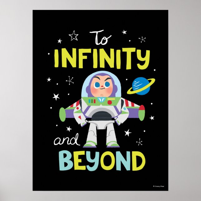 Buzz Lightyear Cartoon | To Infinity and Beyond Poster (Front)