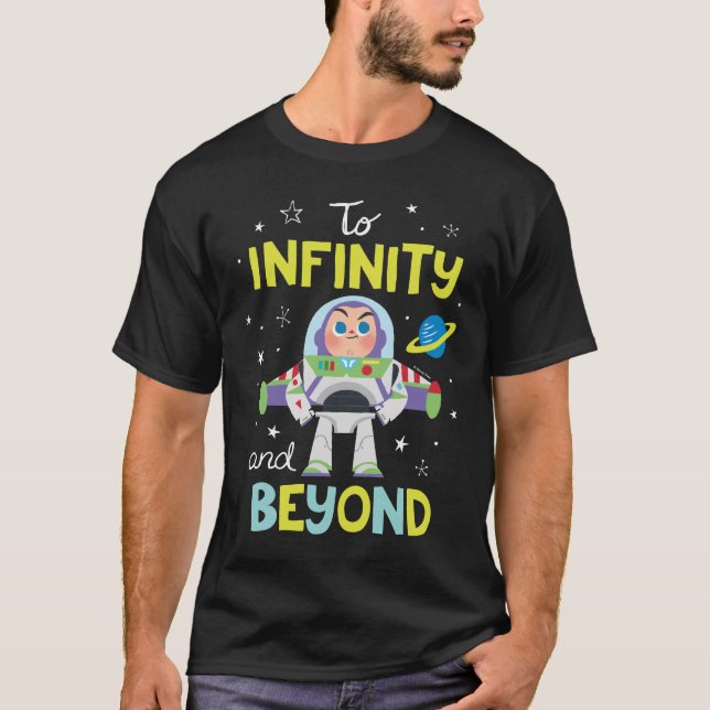 Buzz Lightyear Cartoon | To Infinity and Beyond T-Shirt (Front)