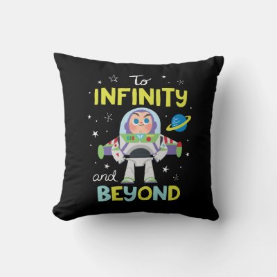 Buzz Lightyear Cartoon | To Infinity and Beyond Throw Pillow