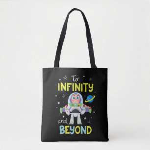 Buzz Lightyear Cartoon To Infinity and Beyond Tote Bag