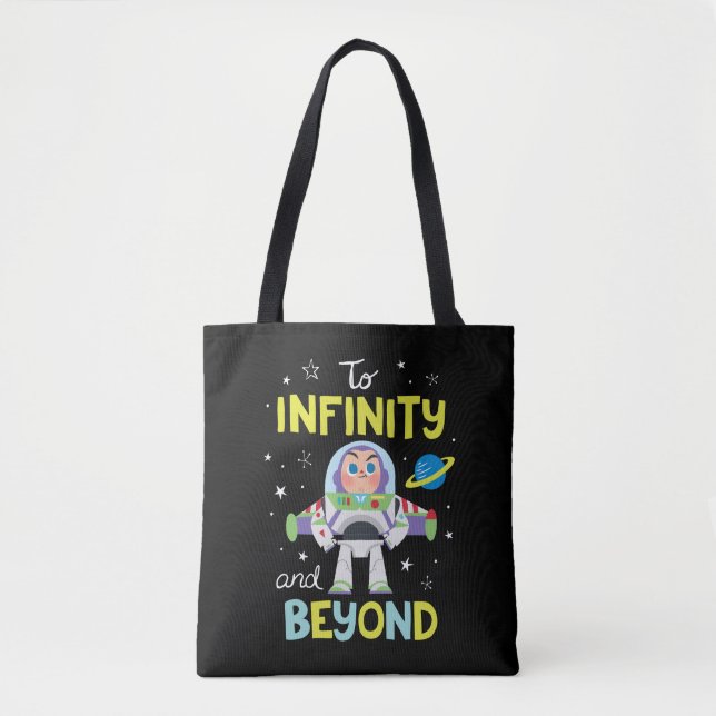 Buzz Lightyear Cartoon | To Infinity and Beyond Tote Bag (Front)