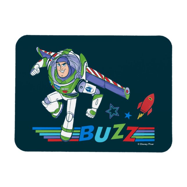 Buzz Lightyear Colorful Graphic Magnet (Horizontal)