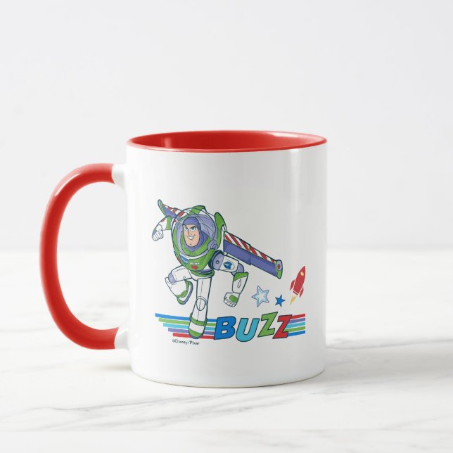 Buzz Lightyear Colorful Graphic Mug (Left)