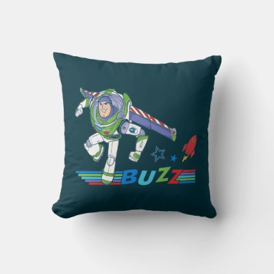 Buzz Lightyear Colorful Graphic Throw Pillow