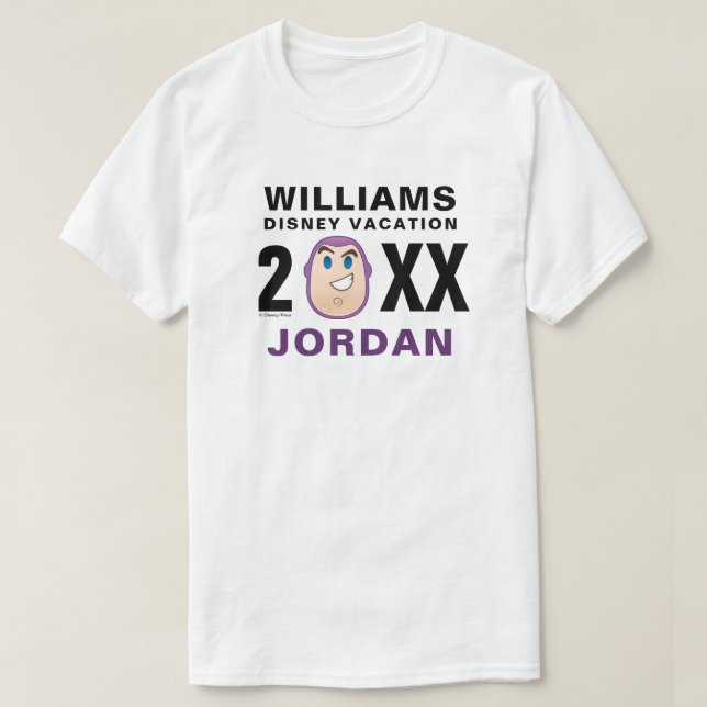 Buzz Lightyear - Family Vacation T-Shirt (Design Front)