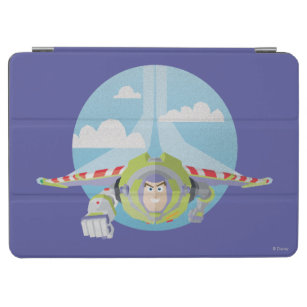 Buzz Lightyear Flying Despeckled Retro Graphic iPad Air Cover