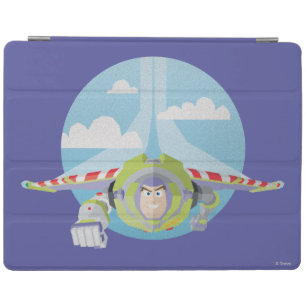 Buzz Lightyear Flying Despeckled Retro Graphic iPad Smart Cover