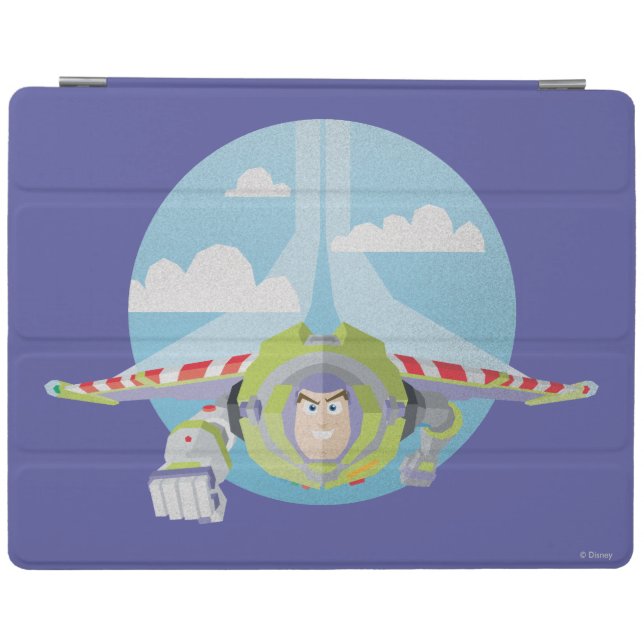 Buzz Lightyear Flying Despeckled Retro Graphic iPad Smart Cover (Horizontal)