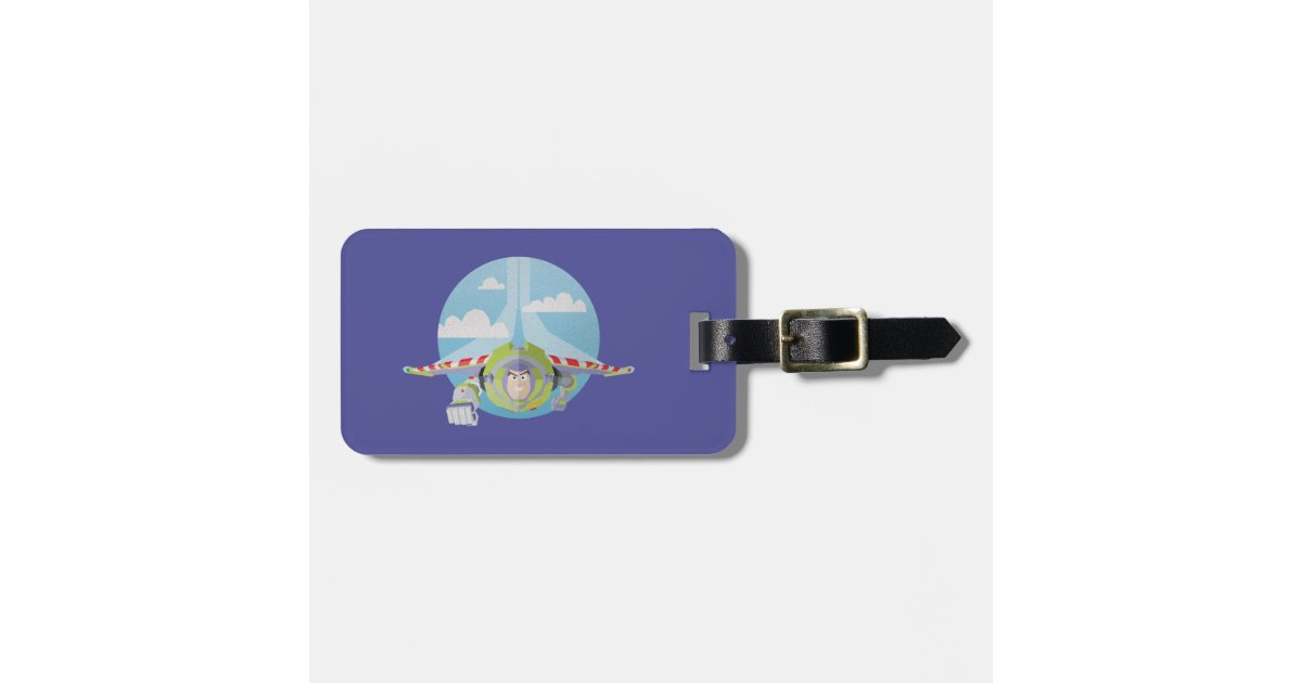 buzz lightyear luggage tag