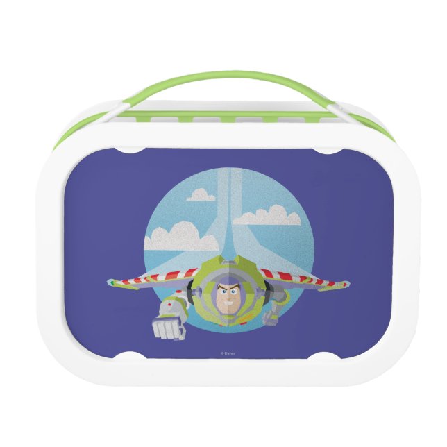 Buzz Lightyear Flying Despeckled Retro Graphic Lunch Box (Front)