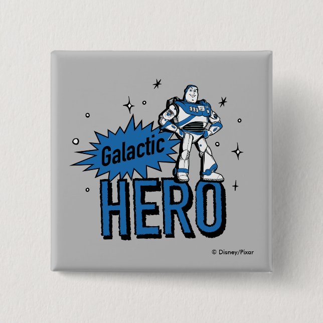 Buzz Lightyear | Galactic Hero Button (Front)
