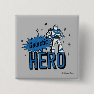 Buzz Lightyear   Galactic Hero Button