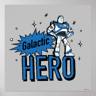 Buzz Lightyear   Galactic Hero Poster