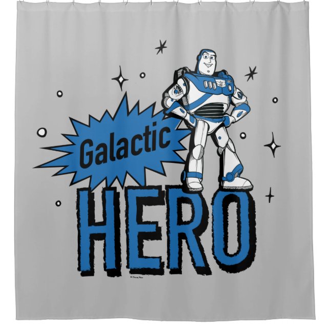 Buzz Lightyear | Galactic Hero Shower Curtain (Front)