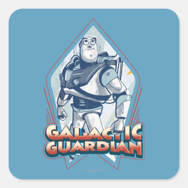 Buzz Lightyear: Gallactic Guardian Square Sticker (Front)