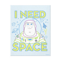 Buzz Lightyear "I Need Space" Canvas Print