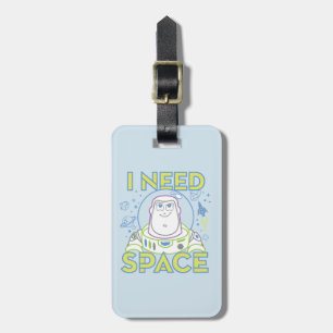 Buzz Lightyear "I Need Space" Luggage Tag