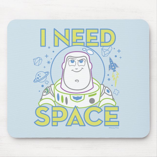 Buzz Lightyear "I Need Space" Mouse Pad (Front)