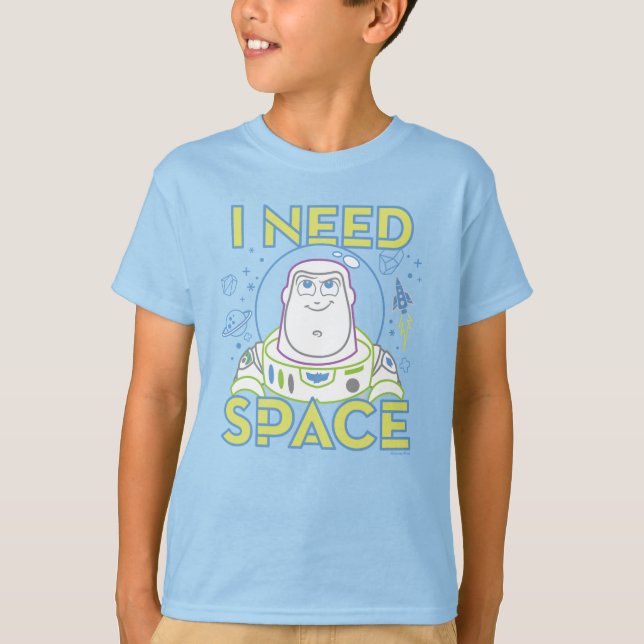 Buzz Lightyear "I Need Space" T-Shirt (Front)