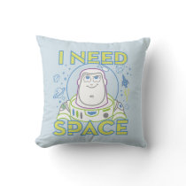 Buzz Lightyear "I Need Space" Throw Pillow