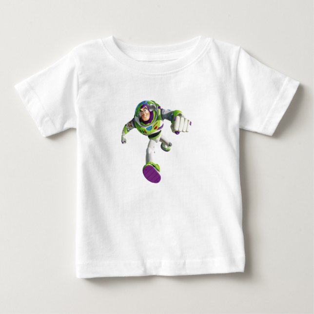 Buzz Lightyear Running Baby T-Shirt (Front)