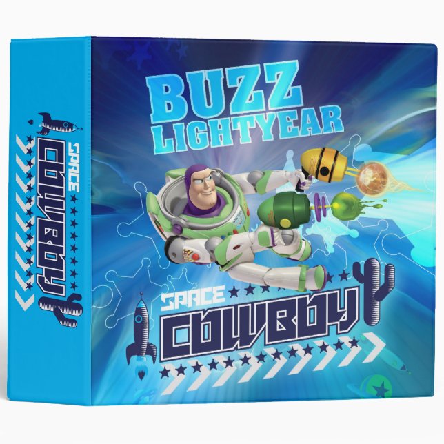 Buzz Lightyear - Space Cowboy 3 Ring Binder (Front/Spine)