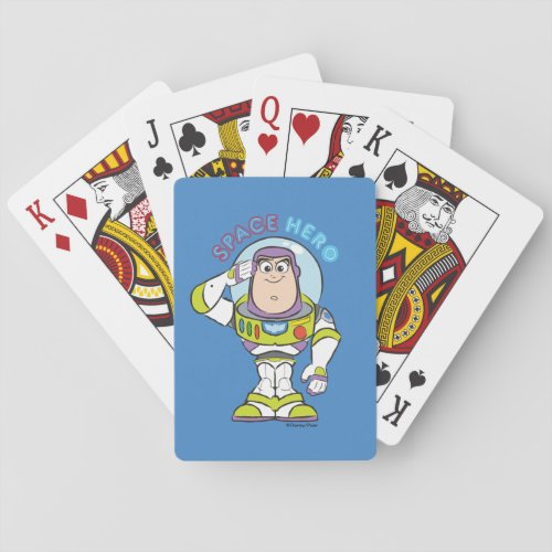 Buzz Lightyear Space Hero Poker Cards