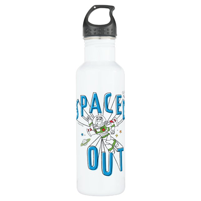 Buzz Lightyear  | Spaced Out Stainless Steel Water Bottle (Front)