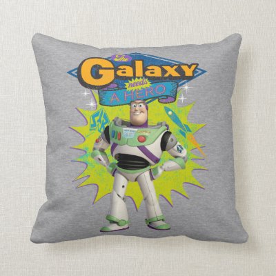 Buzz Lightyear | The Galaxy Needs a Hero Throw Pillow